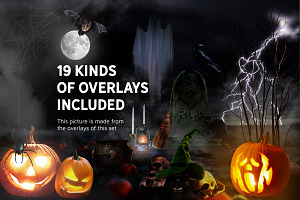 113 Halloween Photo Overlays