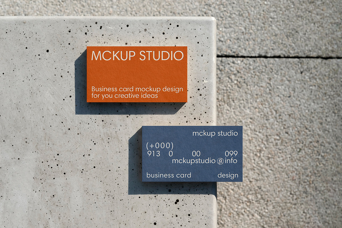 3 Business card mockup, an Advertising Mockup by eezo (Photo 7 of 10)