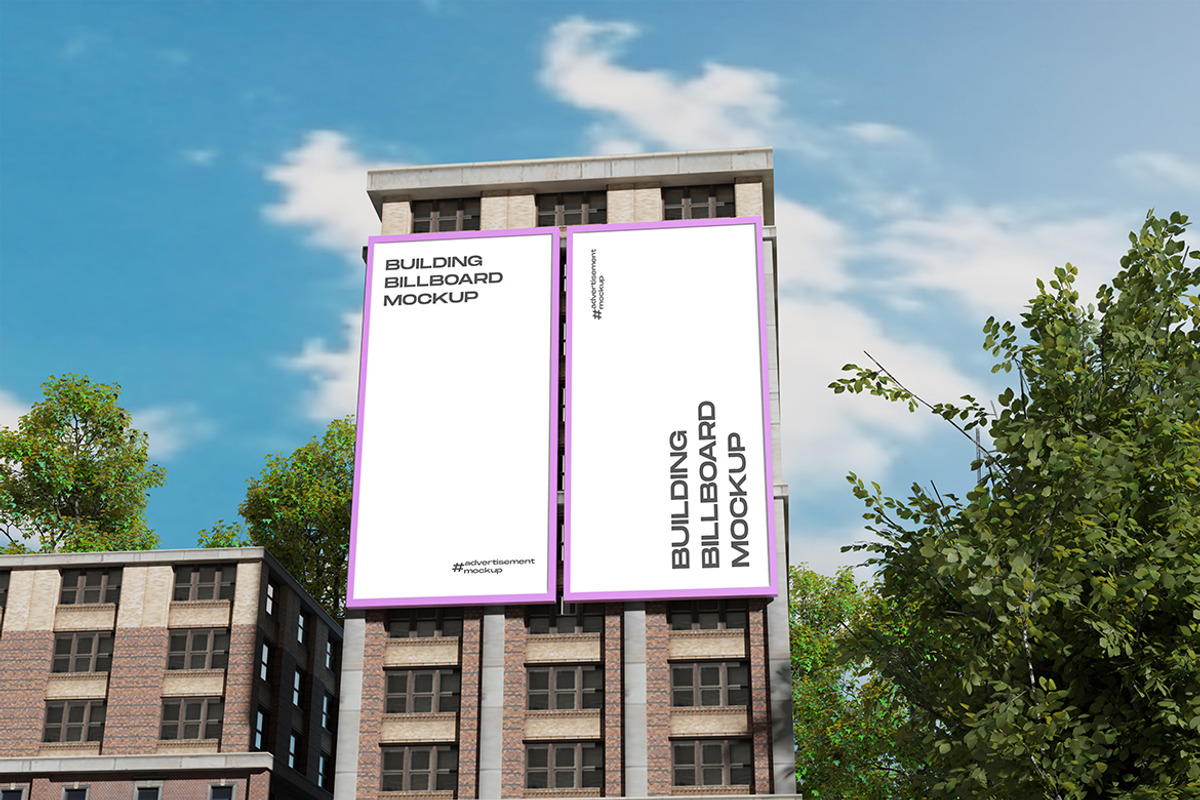 Realistic Building Billboard Mockup, an Advertising Mockup by My Code Std (Photo 3 of 6)