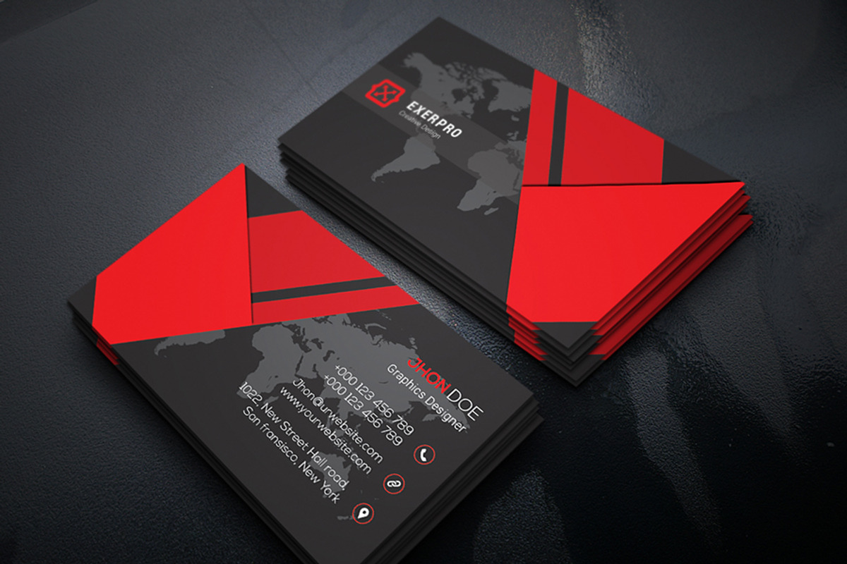 Corporate Business Card Template, a Business Card Template by Shapnochura Design Studio (Photo 3 of 4)