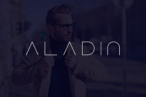 Aladin Font, a Sans Serif Font by fahad121