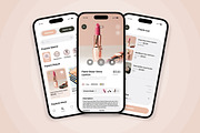 Meloura – Beauty Product App UI, an App Template by twinstd (Thumbnail 4 of 5)