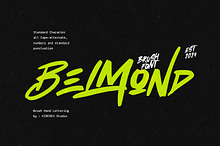 Belmond - Brush Font