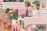 PINK CHRISTMAS COQUETTE COLLAGE, an Object Graphic by Lana Elanor (Thumbnail 4 of 9)