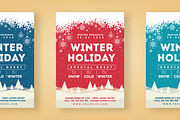 Winter Holiday Flyer, a Flyer Template by Rafoz (Thumbnail 1 of 3)