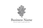Fingerprint Leaf Custom Logo, a Branding & Logo Template by ARTE MIGUEL (Thumbnail 3 of 3)