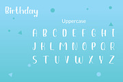 Birthday Quirky Playful Display Font, a Font by TrimStudio (Thumbnail 7 of 9)