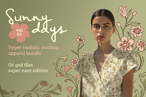 Sunny days mockup bundle - Vol. 01