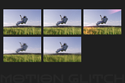 Motion Glitch Photoshop Effect, a Layer Style Add-On by Promo Graphics (Thumbnail 2 of 8)