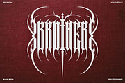 Brother (Blackmetal), a Blackletter Font by Rvq Type Foundry (Thumbnail 1 of 6)