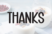Milky Yoghurt | Script Font, a Script Font by Scratchones (Thumbnail 7 of 7)