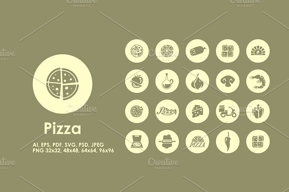 Pizza Icons