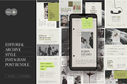 Minimalist Editorial Instagram Post, a Social Media Template by And Done Studio (Thumbnail 1 of 8)