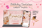 Birthday Brunch RSVP Website Invite, a Social Media Template by bellaROSEworkshop (Thumbnail 3 of 5)