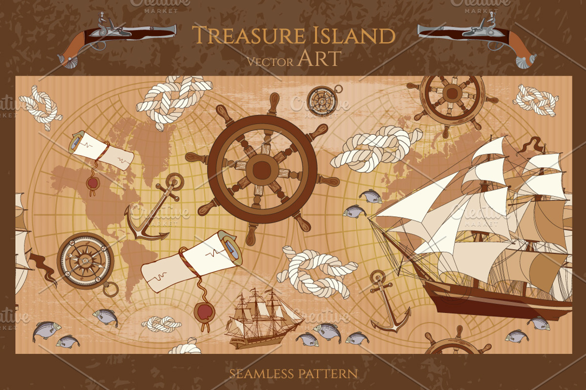 Treasure island collection, an Education Illustration by Matrioshka (Photo 5 of 9)