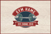 10 Vintage Gym Fitness Badge Logo, a Sport Illustration by Artivon (Thumbnail 5 of 11)