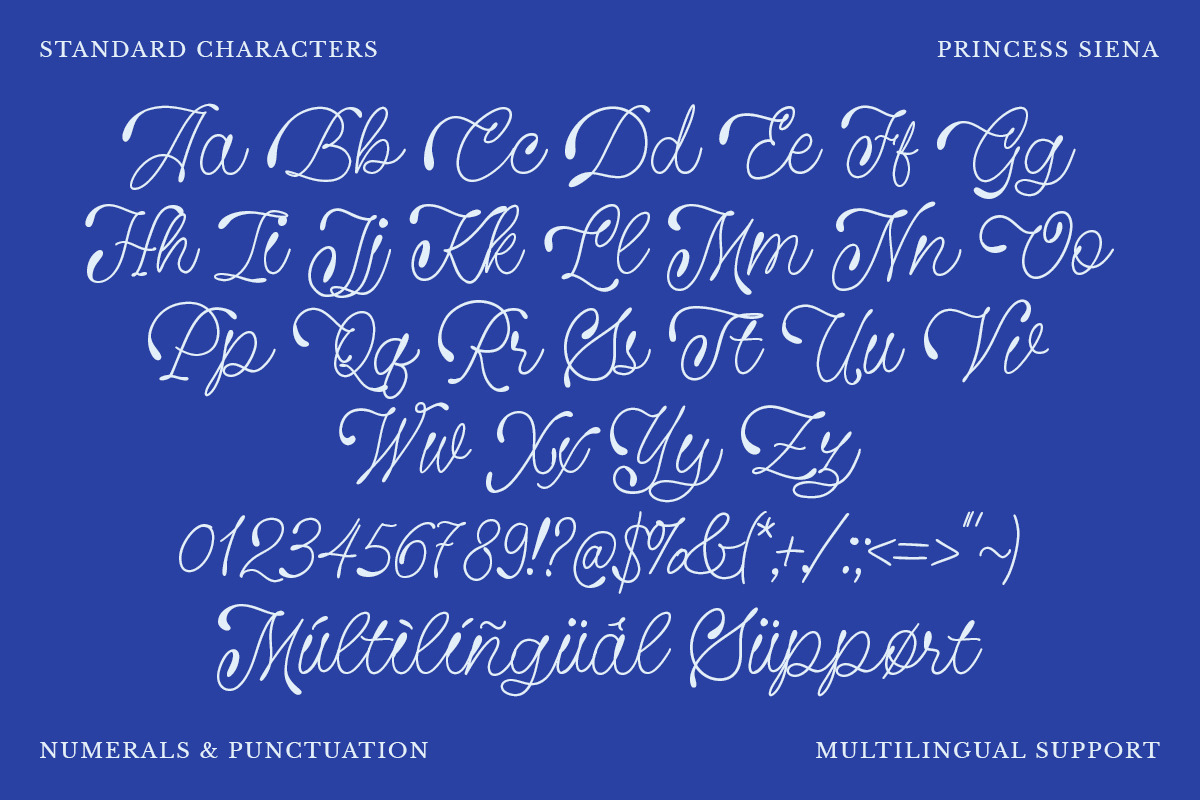 Princess Siena - A Whimsical Script, a Handwritten Font by Get Studio (Photo 12 of 13)