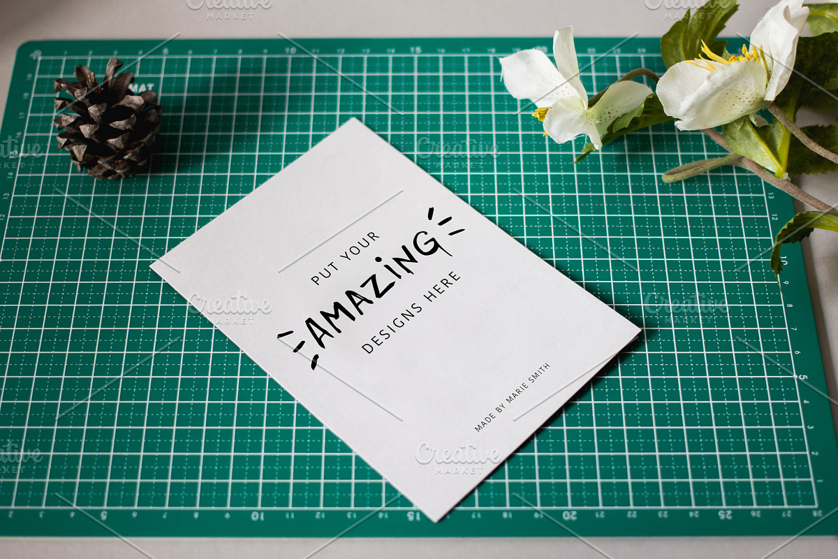 8 mixed mockups, a Print Template by Marie Smth (Photo 2 of 8)