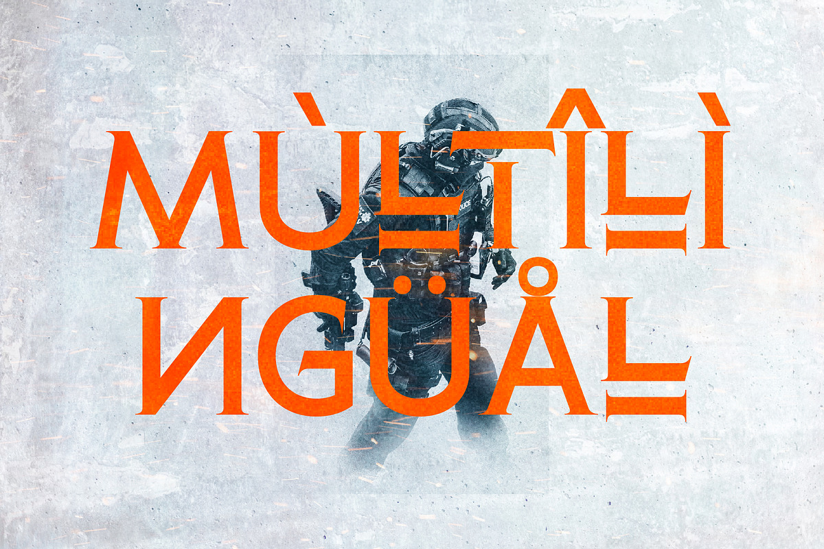 Neroit Mission Typeface Display Font, a Sans Serif Font by Storytype Studio (Photo 11 of 15)
