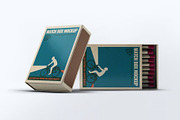 Match Box Mock-up, a Household Mockup by Se٧enStudio (Thumbnail 1 of 10)