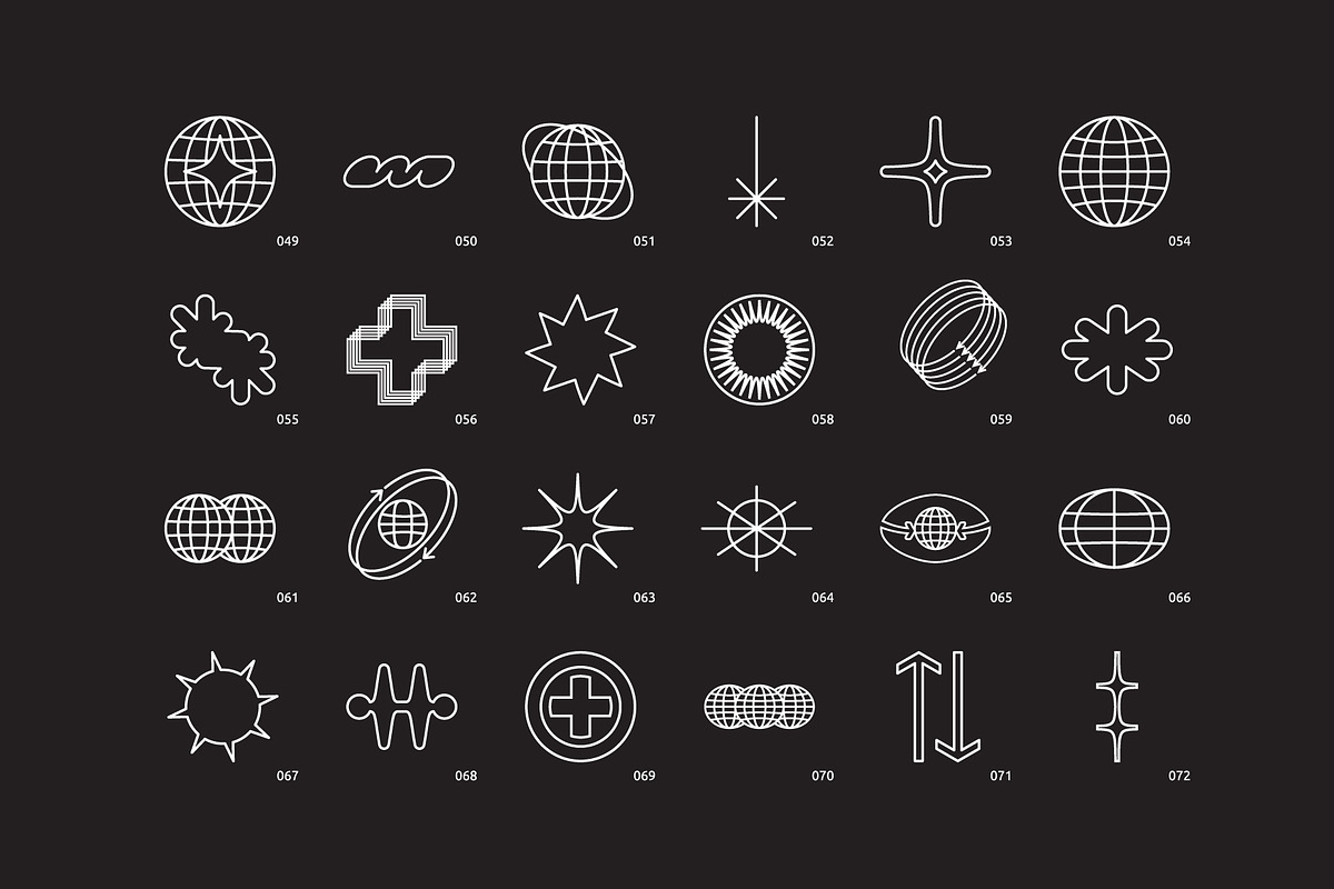 96 Linear Vector Shapes, a Graphic by Vanzyst (Photo 4 of 7)