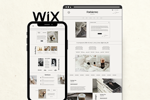 Wix Website Template Small Business, a Wix Template by Branding Babe Co.