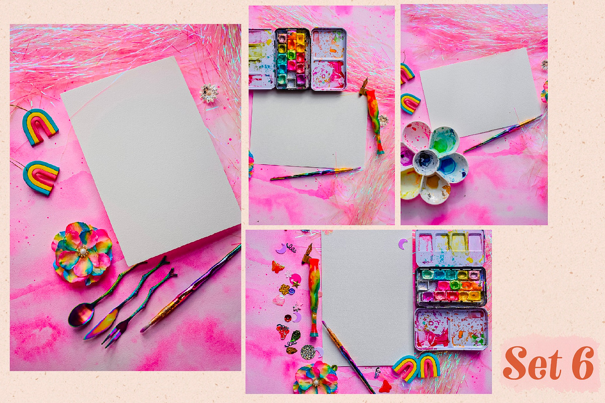 Mockup Photos for Paper and Design, a Print Template by Dear Darling Design (Photo 11 of 13)