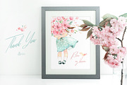 Little Spring. Cute Watercolor Set, an Illustration by OctopusArtis (Thumbnail 10 of 10)