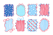4th of July Frames Hand Drawn, a Seasonal Illustration by LemonDesign (Thumbnail 3 of 3)