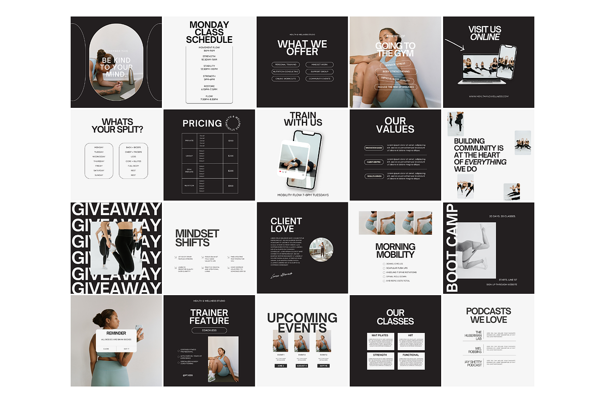 Personal Trainer/Fitness Bundle, a Social Media Template by digitaldispositions (Photo 9 of 9)