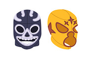 Mexican luchador masks set, a Sport Illustration by Good Studio (Thumbnail 4 of 6)