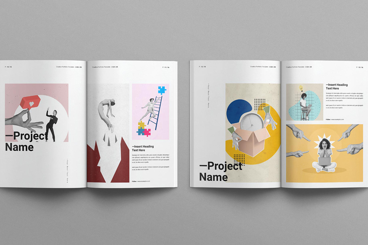Minimal Portfolio Brochure Template preview 5