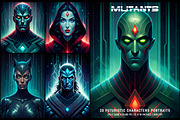 Mutants, a Decorative Illustration by Digital Art Creations (Thumbnail 3 of 6)