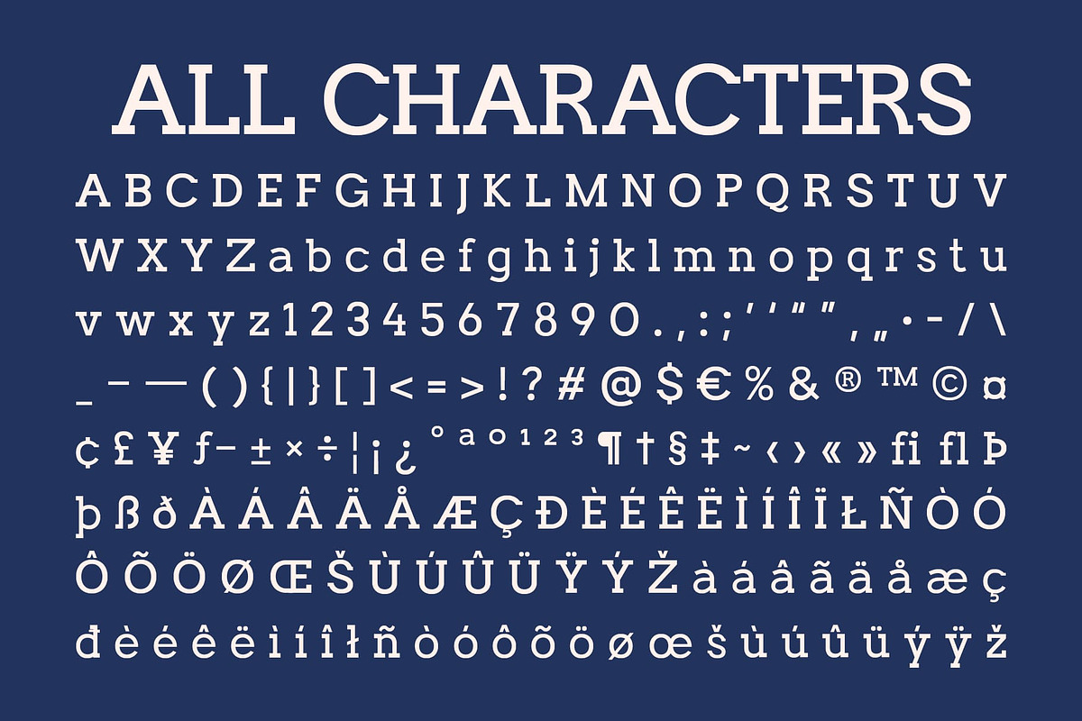 CS Radiate – Slab Serif Font, a Serif Font by Craft Supply Co. (Photo 8 of 8)