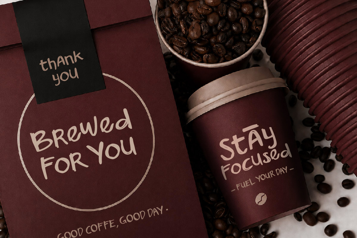 Kopag Roso - Handwriting Coffe Font, a Handwritten Font by twinstd (Photo 5 of 10)