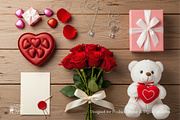 Valentine Aesthetic Desk Mockup 100, a Packaging Mockup by KennedyStudio (Thumbnail 6 of 12)