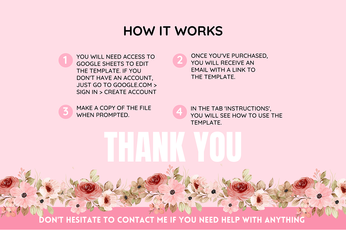 Wedding Planner Spreadsheet, a Templates & Theme by SunshineStudioBoutique (Photo 10 of 10)