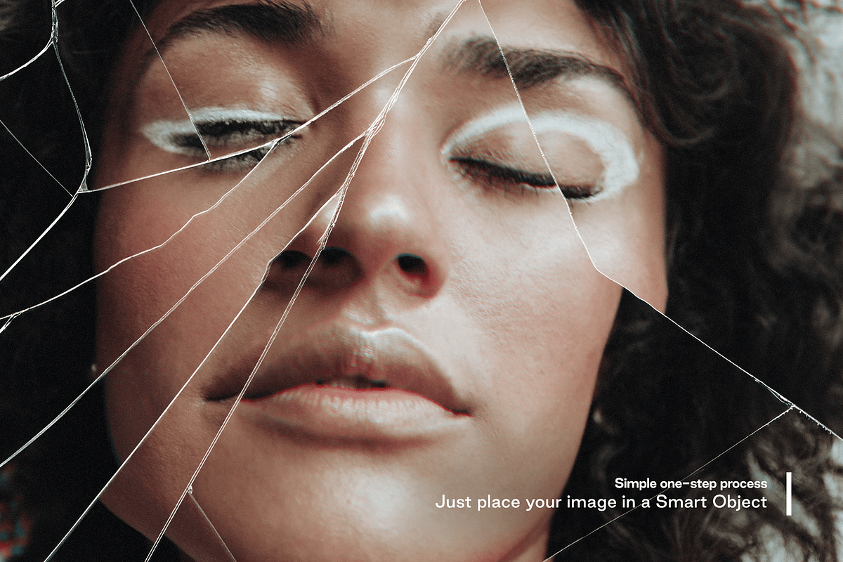 Broken - Cracked Glass Distortions, a Texture Graphic by Studio 2am (Photo 6 of 7)