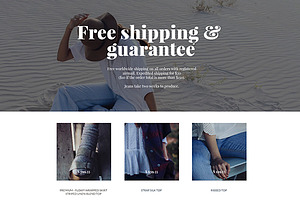 Shoppy Ecommerce Home PSD Template