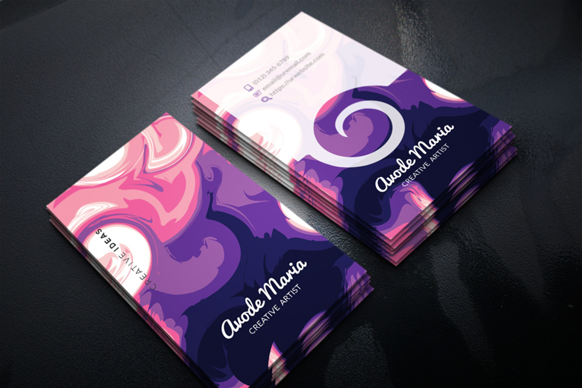 Artist Business Card, a Business Card Template by xnorpix (Photo 2 of 2)