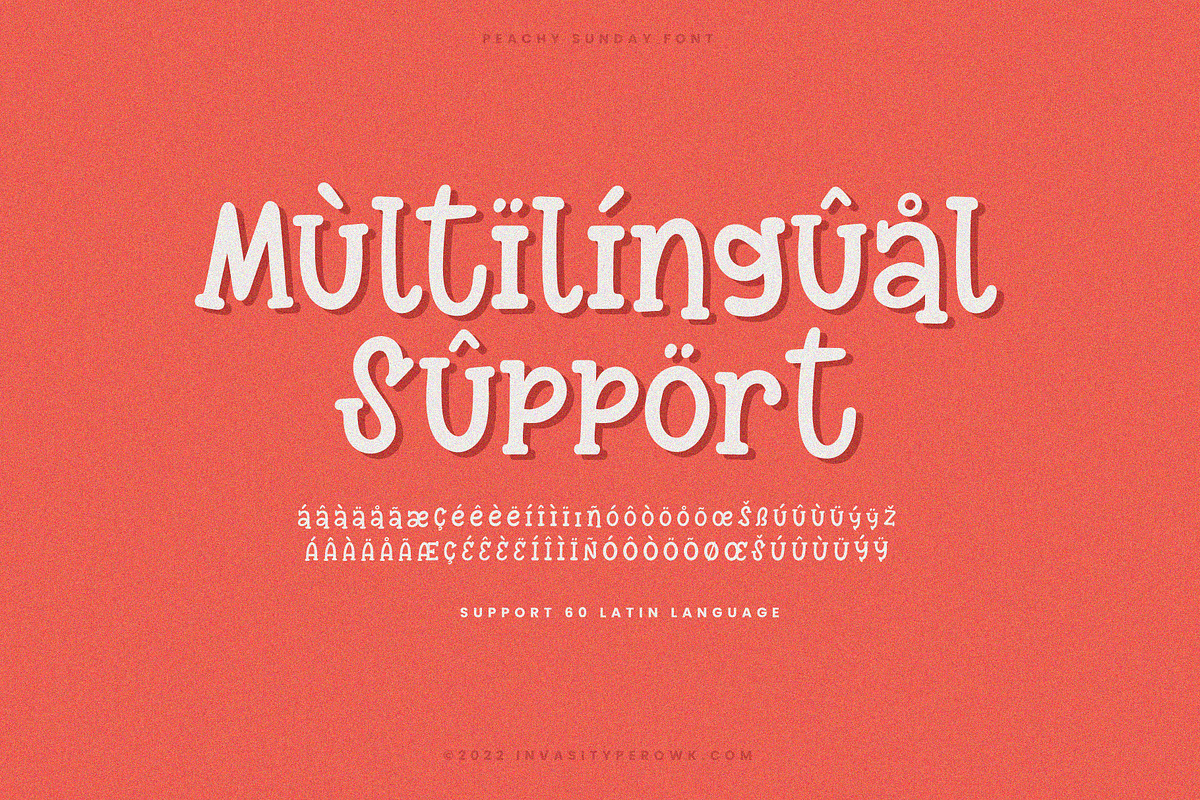 Peachy Sunday - Playful Handwritten, a Script Font by Invasi Studio (Photo 11 of 11)