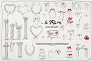 L’Amour en Fleur - Line Art Pack, an Object Graphic by Purple (Thumbnail 8 of 10)
