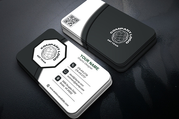 Monogram Realtor Card PSD preview 7