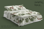 Bedding Flat & Fitted Sheet Mockups, a Product Mockup by mock-ups (Thumbnail 5 of 16)