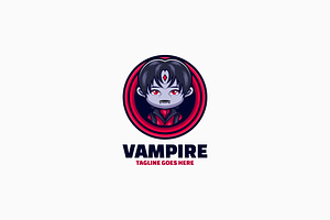 Vampire Mascot Cartoon Logo, a Branding & Logo Template by Artnivora.Std
