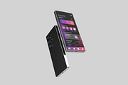 Samsung Galaxy S25 Mockup, a Wearable Device Mockup by Graphic Deal (Thumbnail 7 of 9)