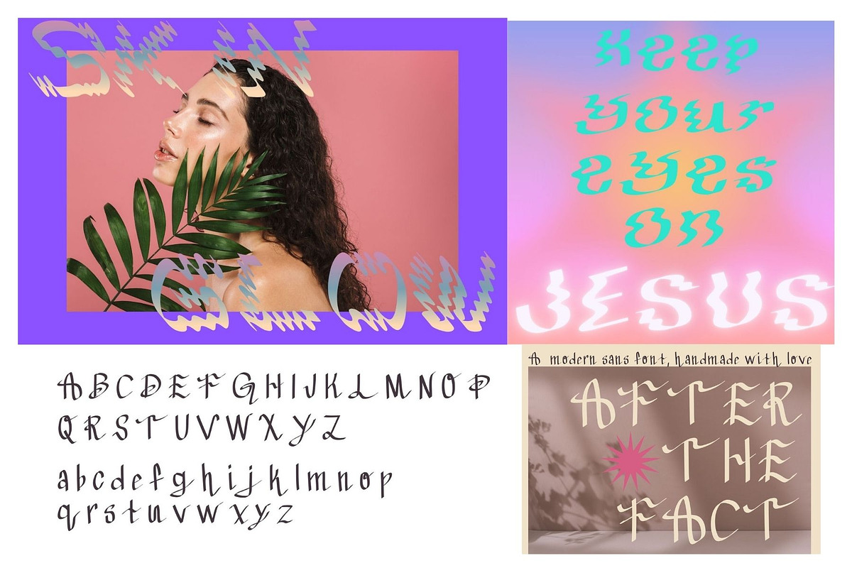 Bundle of 7 Modern Wavy Typefaces, a Handwritten Font by Eryn Rose Design (Photo 4 of 7)