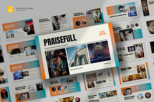 Church Google Slides Template, a Presentation Template by fluffstudio
