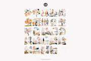 watercolor autumn clipart collection, a Decorative Illustration by Patishop Art (Thumbnail 8 of 8)