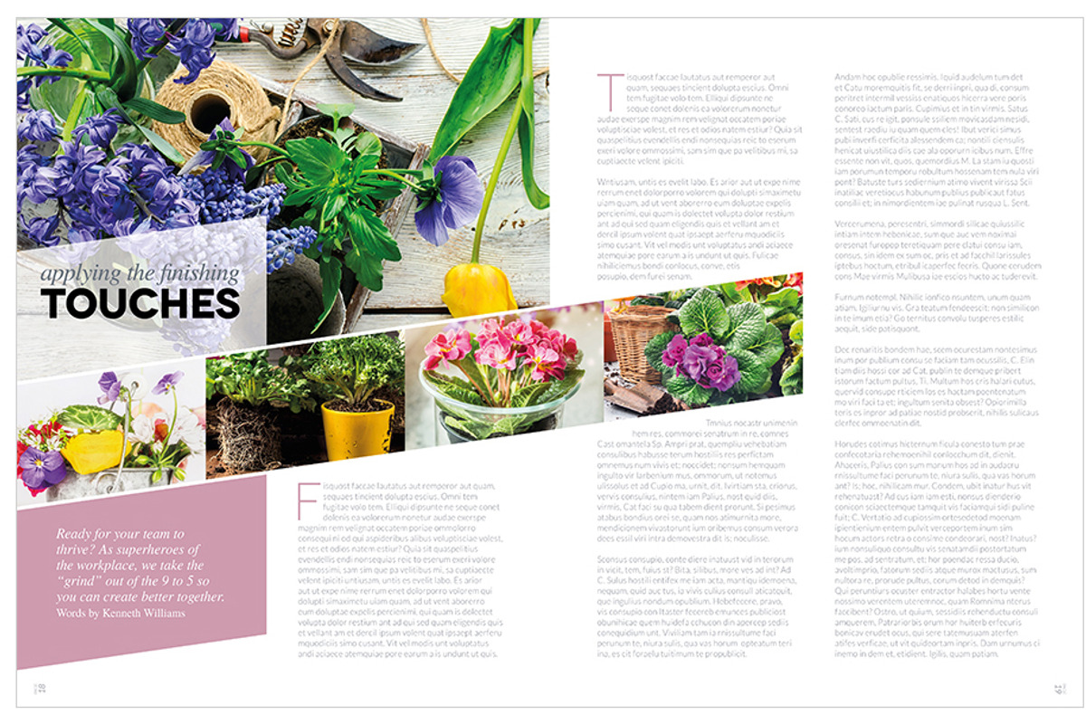 Magazine Template InDesign 16, a Magazine Template by Love Graphic Design (Photo 18 of 20)